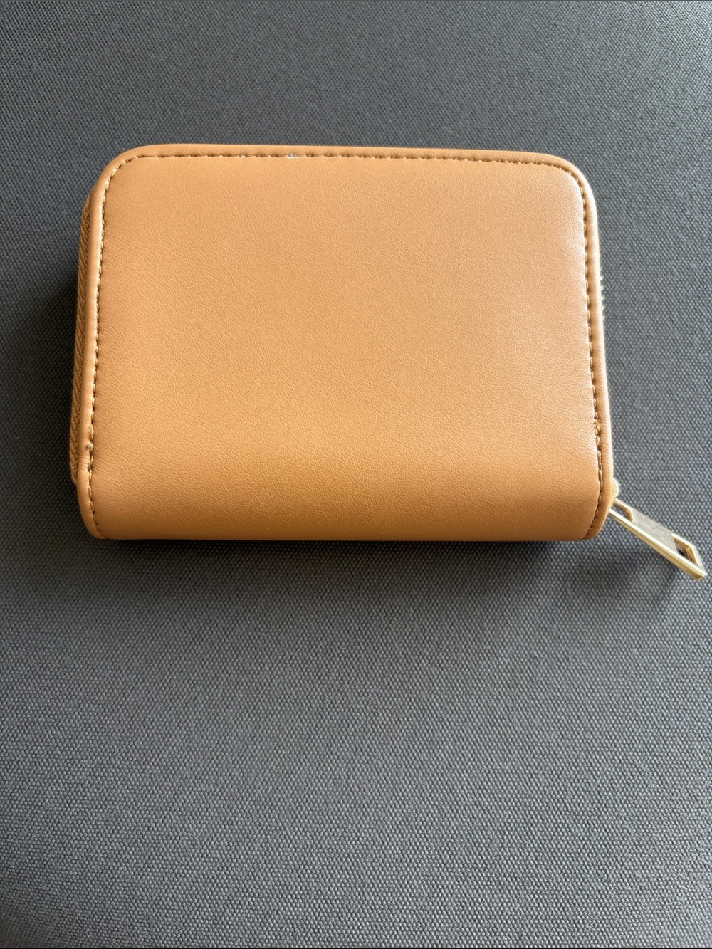 a new day….Compact Tan Zip Wallet!!